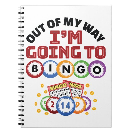 私はビンゴに行く ノートブック (正面)