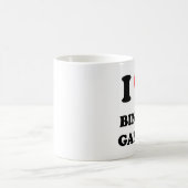 私はビンゴのゲームを愛します コーヒーマグカップ (中央)