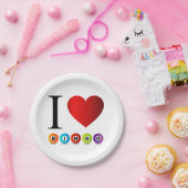 私はビンゴを愛します ペーパープレート (パーティー)