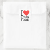 私はビーガンが大好き スクエアシール (バッグ)