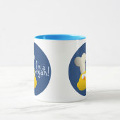 私はビーガンです マグカップ (中央)