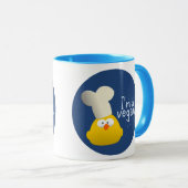 私はビーガンです マグカップ (正面右)