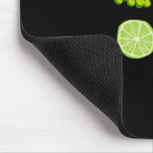 私はビーガン食ベジタリアンの日だ マウスパッド (コーナー)