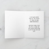 私はビーチのカード愛します カード (内部)