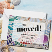 私はビーチを動かす発表を移動 ノートカード