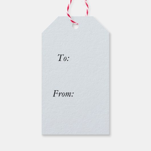 私はビーチ ギフトタグ (裏面)