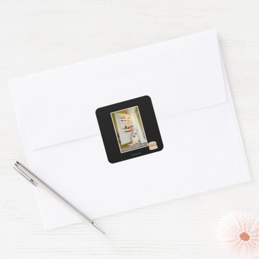 私はビーツをキープする スクエアシール (封筒)