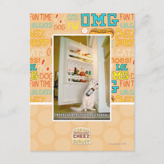 私はビーツをキープする ポストカード (正面)