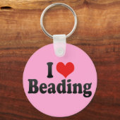 私はビーディングが大好き キーホルダー (正面)