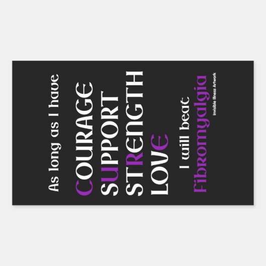 私はビートする…フィロ長方形ステッカー 長方形シール (正面)