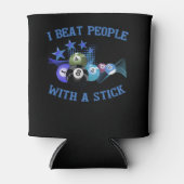 私はビートの人々に棒のビリヤードを渡す 缶クーラー (正面)