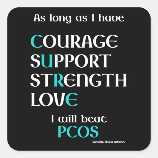 私はビート...PCOS スクエアシール (正面)