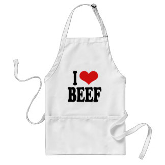 私はビーフを愛します スタンダードエプロン