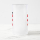 私はビールが大好きだし、妻も好きかもしれない フロストグラスビールジョッキ (中央)