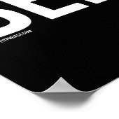 私はビールが好きだから働く – - Gym Humor -.p ポスター (角)