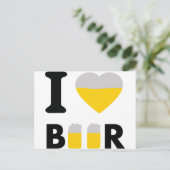 私はビールが好きです ポストカード (スタンド正面)