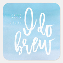 私はビールのレーベルを作結婚るボトル スクエアシール