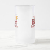 私はビールをあきらめますが、憶病者ではないです! フロストグラスビールジョッキ (中央)