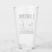 私はビールを定期的に飲むグラス杯を飲む タンブラーグラス (裏面)