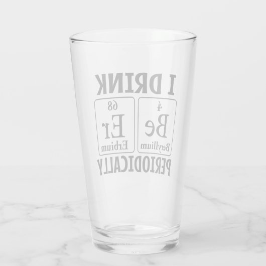 私はビールを定期的に飲むグラス杯を飲む タンブラーグラス (裏面)