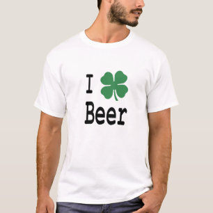 私はビールを愛します Tシャツ