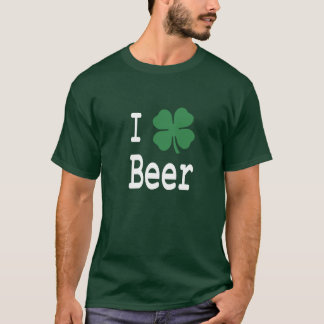 私はビールを愛します Tシャツ