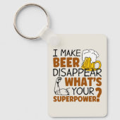 私はビールを消す キーホルダー (正面)
