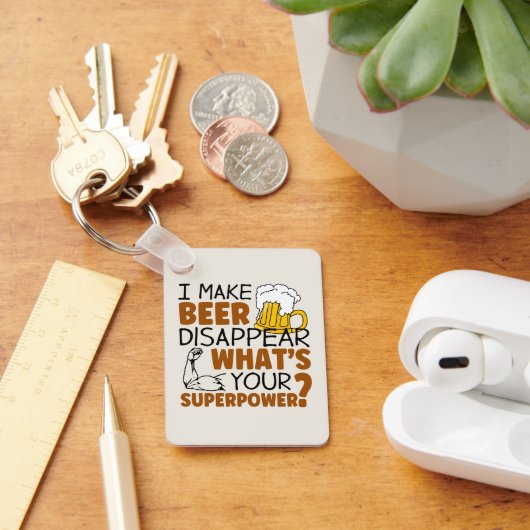 私はビールを消す キーホルダー (デスク)