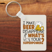 私はビールを消す キーホルダー (正面)