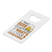 私はビールを消す クレジットカード栓抜き (裏面アングル)