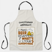 私はビールを消カスタムす エプロン (正面)
