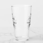 私はビールを飲んで知っているよ タンブラーグラス (左)