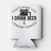 私はビールを飲んで知っているよ 缶クーラー (裏面)