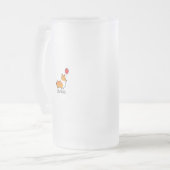 私はビールコーギーのマグ| CorgiThingsを愛します フロストグラスビールジョッキ (正面左)