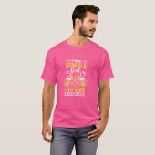 私はビールシンプルを飲み遊ながらの女の子でおもしろいす Tシャツ (正面フル)