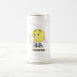 私はビールステインのために住んでいます ビールジョッキ