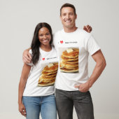 私はビールパンケーキを愛します Tシャツ (ユニセックス)