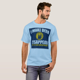 私はビール/超出力のTシャツを消えさせます Tシャツ