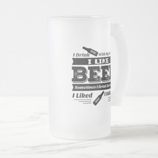 私はビール-霜の降りたなマグ-を裁判官のKavanaughの引用文好みます フロストグラスビールジョッキ (正面右)