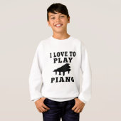 私はピアノが大好遊き Tシャツ (正面フル)