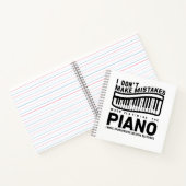 私はピアノの時は遊間違わない ノートブック (内部)