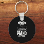 私はピアノの時は間違遊いはしないし、Sを作る キーホルダー (正面)