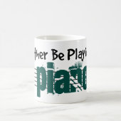 私はピアノ遊を好む コーヒーマグカップ (中央)