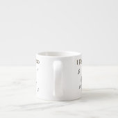 私はピアノTシャツおよびギフトを遊びます エスプレッソカップ (裏面)