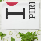 私はピエロギが大好き キッチンタオル (折り畳み)