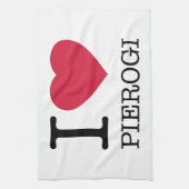 私はピエロギが大好き キッチンタオル (縦)