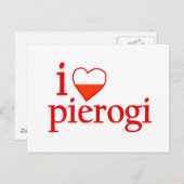 私はピエロギが大好き ポストカード (正面/裏面)