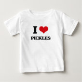私はピクルスを愛します ベビーTシャツ (正面)
