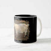 私はピグミーのヤギのマグを愛します ツートーンマグカップ (正面右)