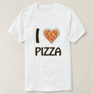 私はピザが大好きおもしろい – フードラバーギフト Tシャツ